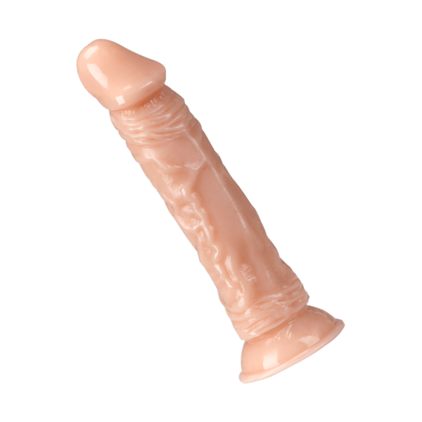 EIS Naturdildo mit Aderung und Saugfuß